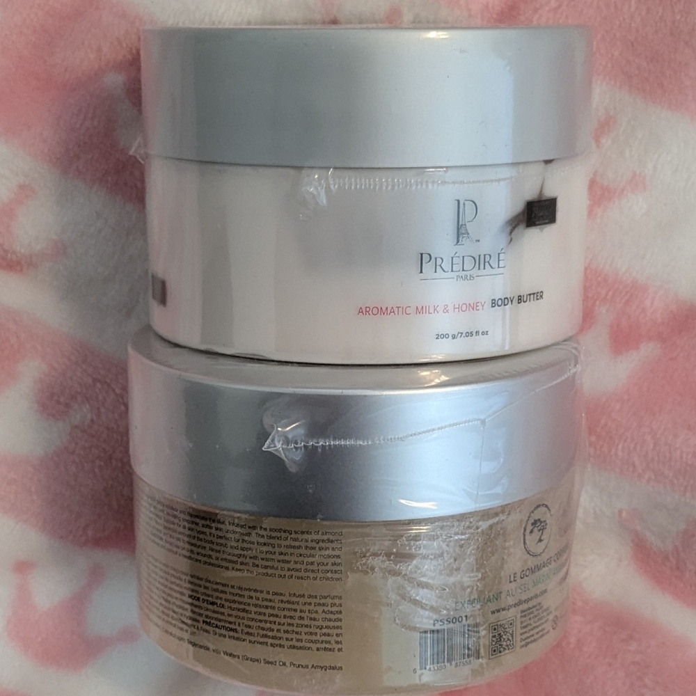 Milk & Honey Body Butter Almond Vanilla Sea Salt Scrub Predire Skincare Lot Set - Picture 6 of 11